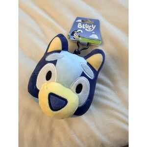 Bluey Plush Backpack Bag Bling Dangle Clip NWT New
